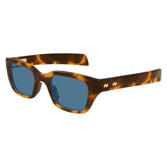 New BOTTEGA VENETA Ribbon Havana Square BV1393S 006 Sunglasses Women - Picture 1 of 4